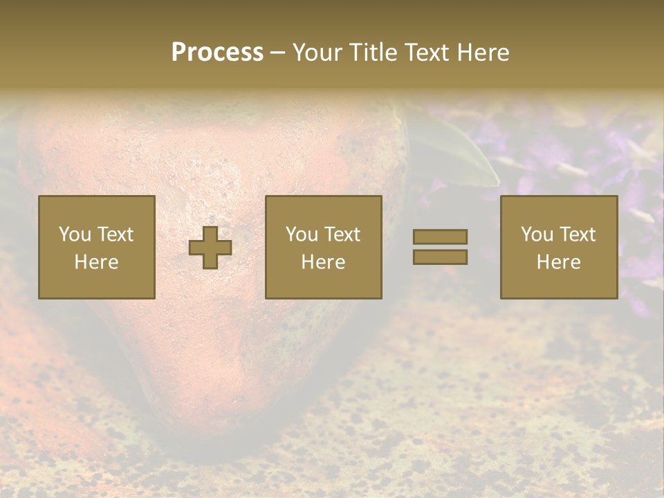 Amorousness Affection Plant PowerPoint Template