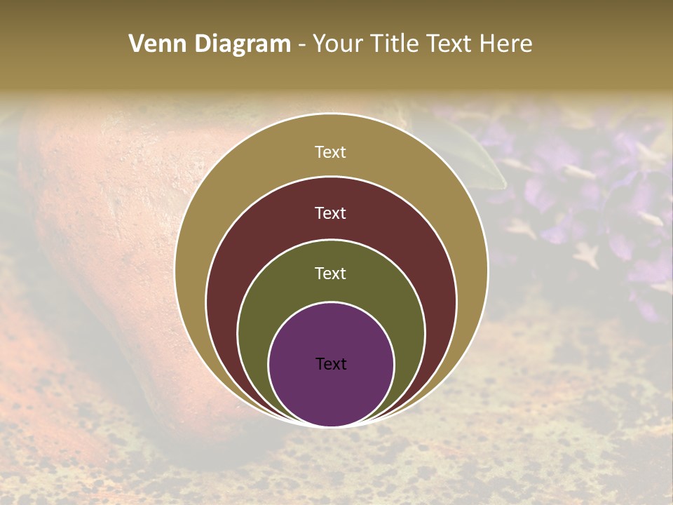 Amorousness Affection Plant PowerPoint Template