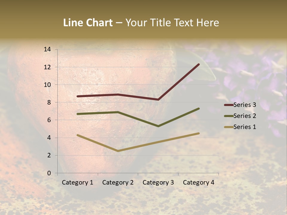 Amorousness Affection Plant PowerPoint Template