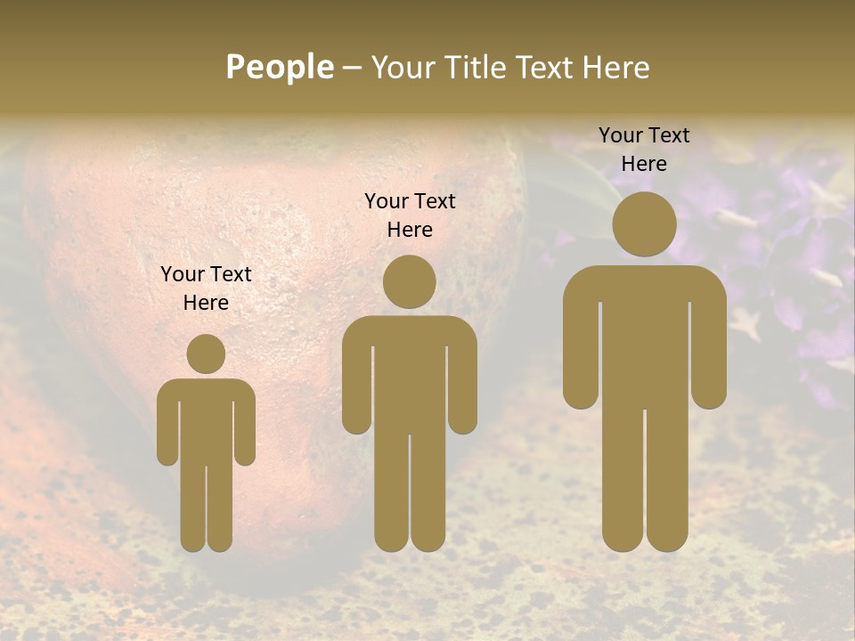 Amorousness Affection Plant PowerPoint Template