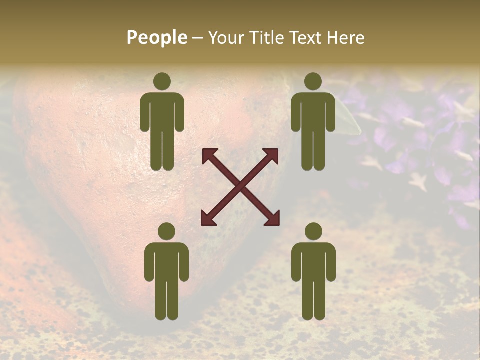 Amorousness Affection Plant PowerPoint Template