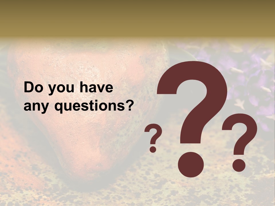 Amorousness Affection Plant PowerPoint Template