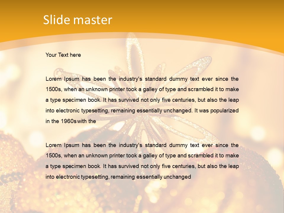 Celebration New Year Decor PowerPoint Template