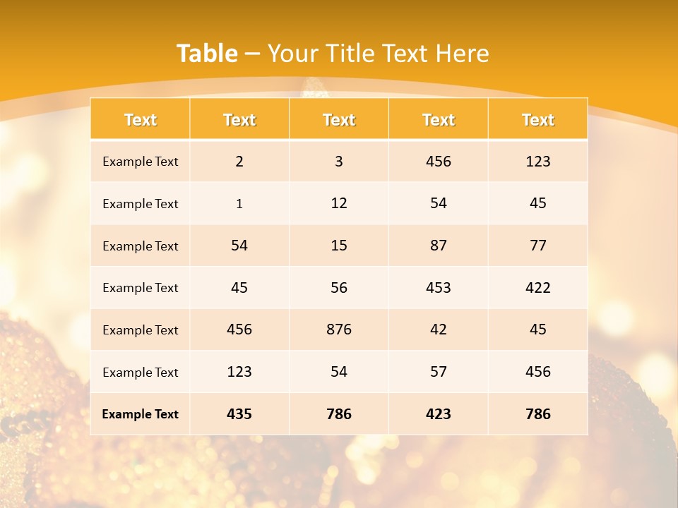 Celebration New Year Decor PowerPoint Template