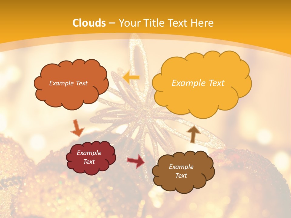 Celebration New Year Decor PowerPoint Template