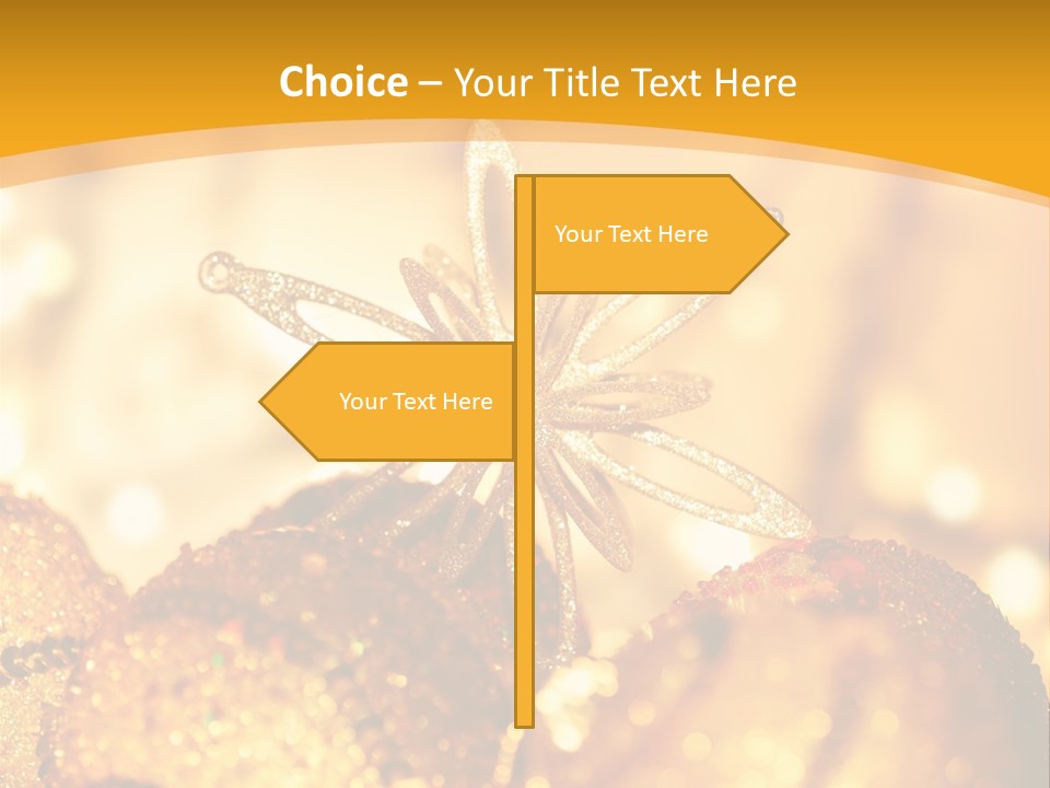 Celebration New Year Decor PowerPoint Template