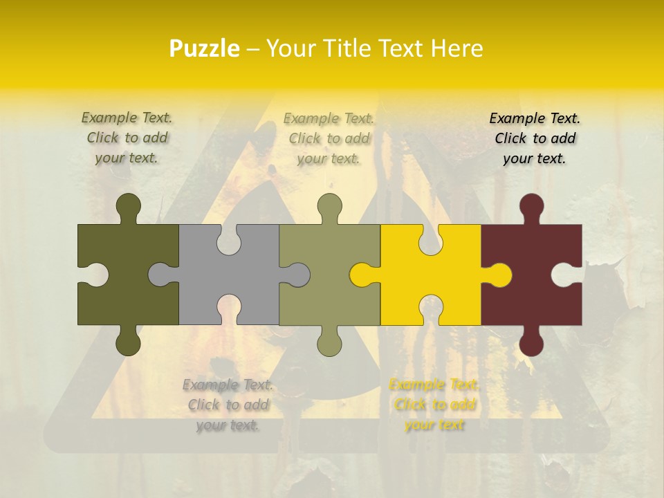 Castor Waste Sign PowerPoint Template