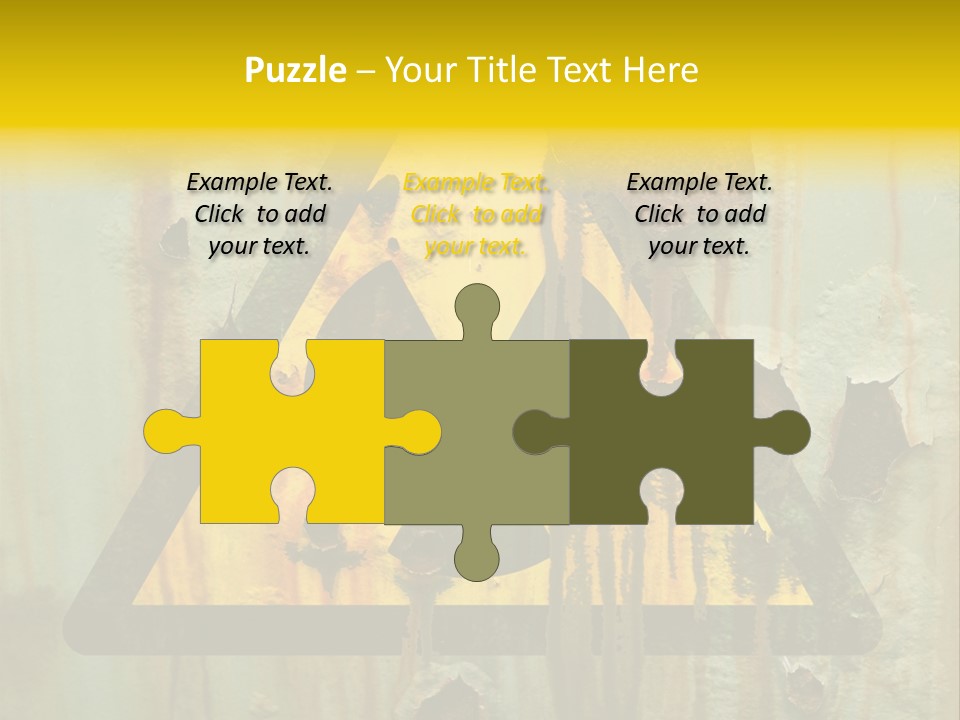 Castor Waste Sign PowerPoint Template