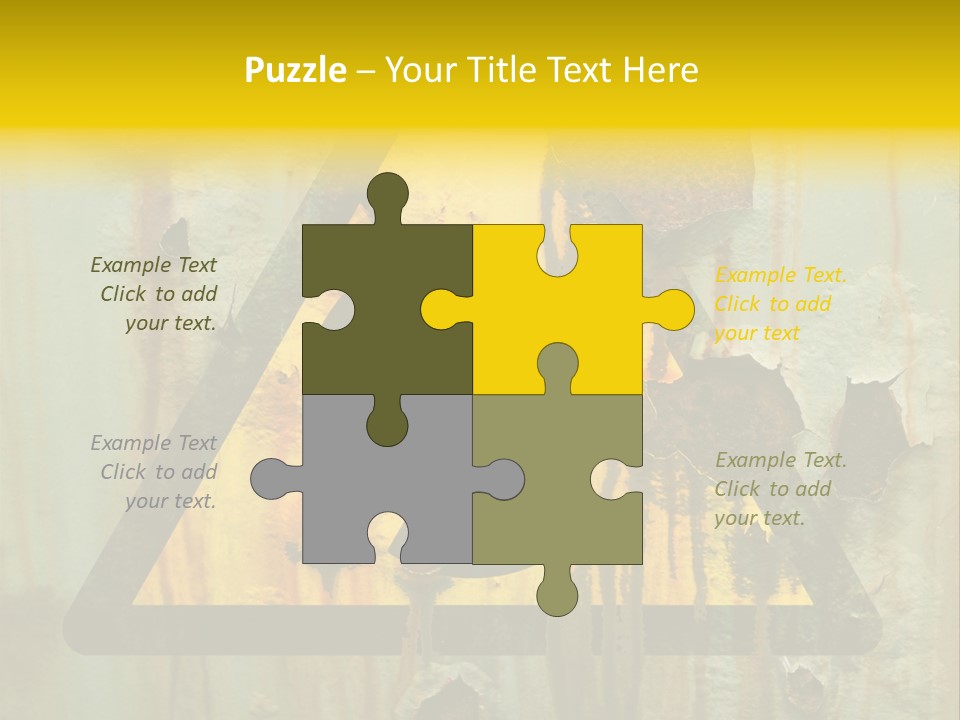 Castor Waste Sign PowerPoint Template