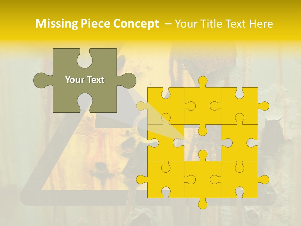 Castor Waste Sign PowerPoint Template