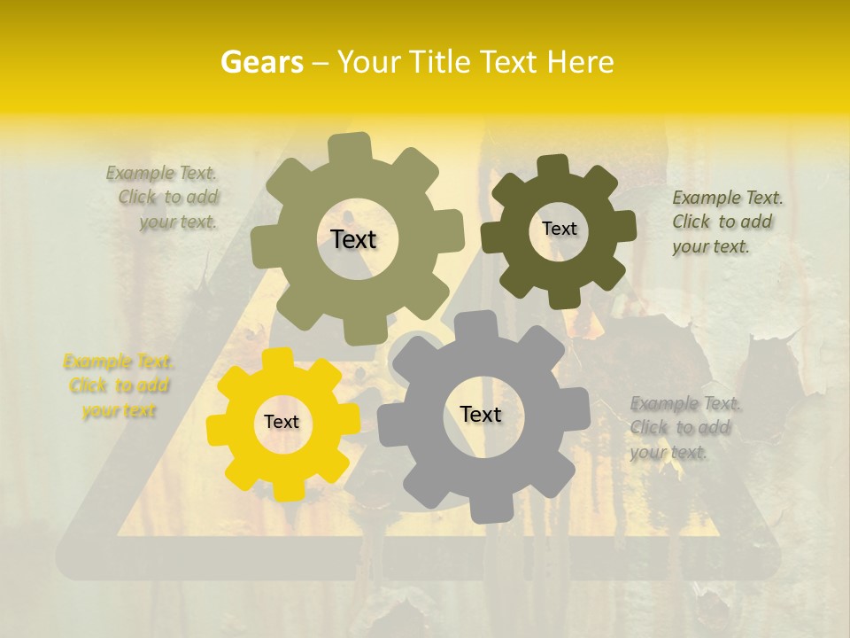 Castor Waste Sign PowerPoint Template