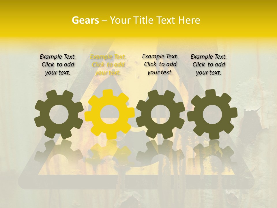 Castor Waste Sign PowerPoint Template