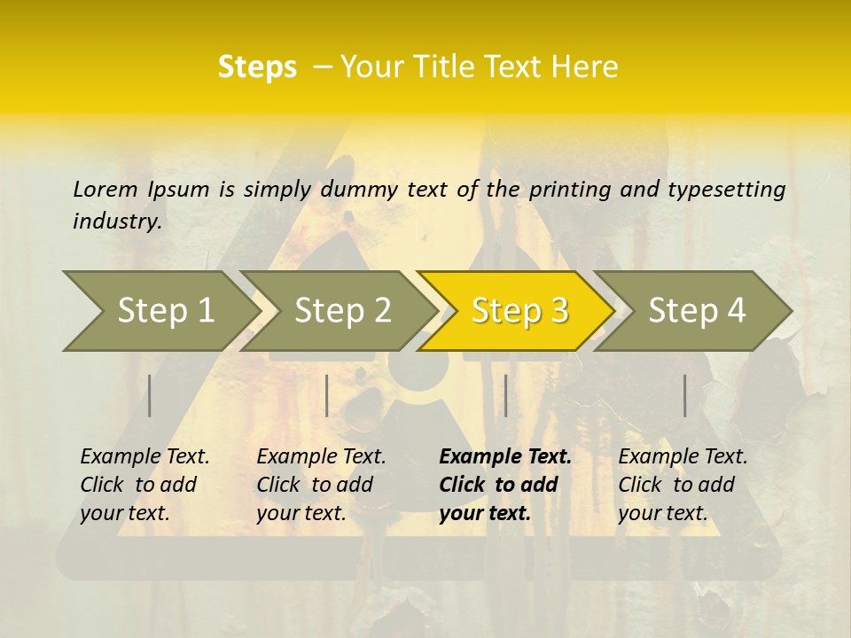 Castor Waste Sign PowerPoint Template