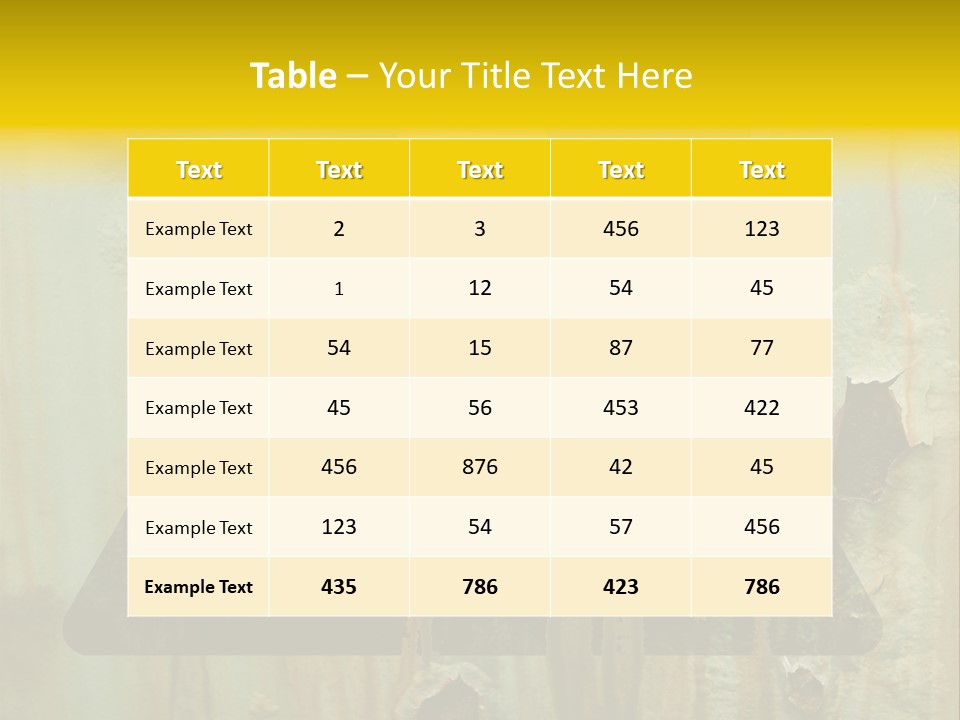Castor Waste Sign PowerPoint Template