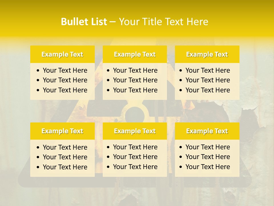 Castor Waste Sign PowerPoint Template