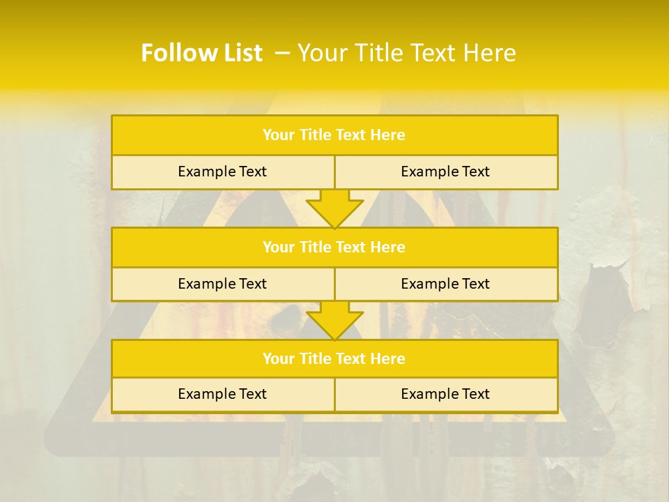 Castor Waste Sign PowerPoint Template