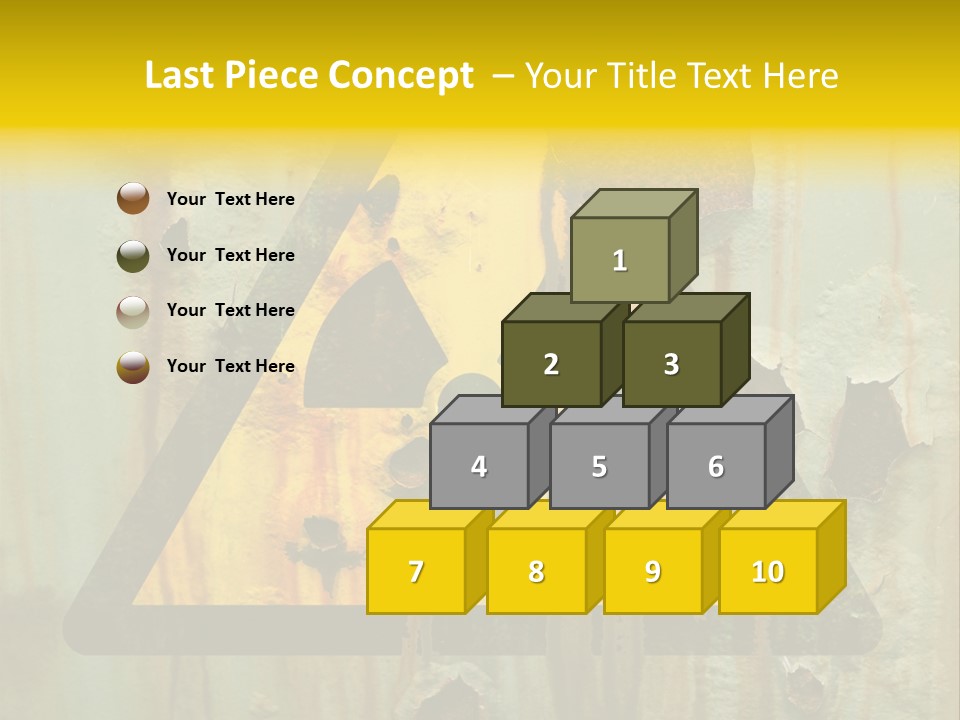 Castor Waste Sign PowerPoint Template