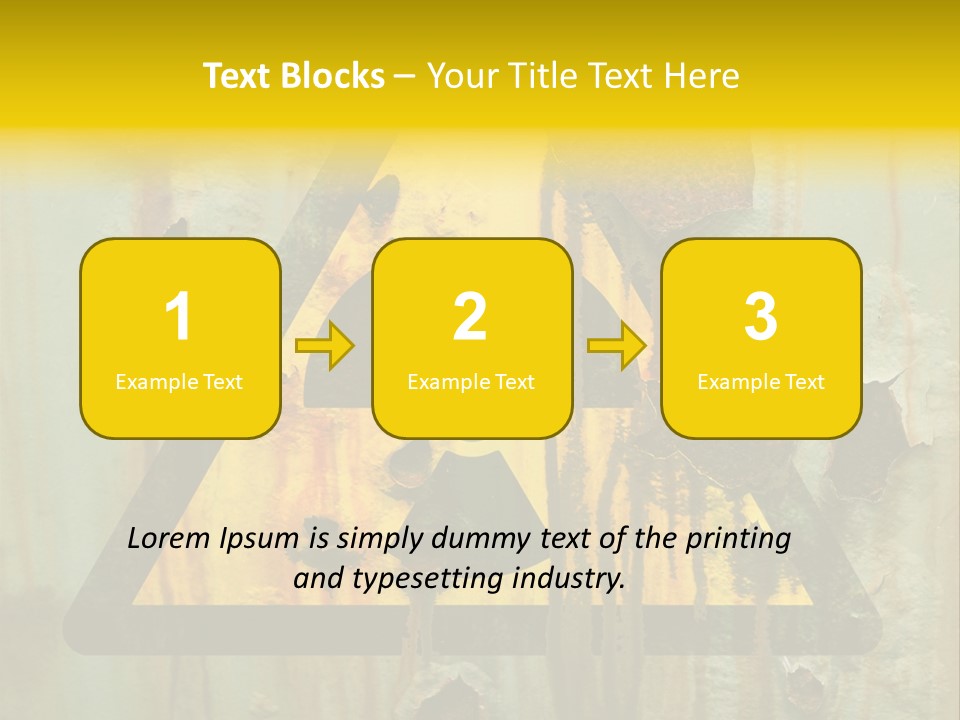 Castor Waste Sign PowerPoint Template