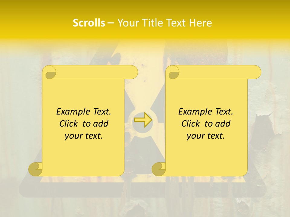 Castor Waste Sign PowerPoint Template