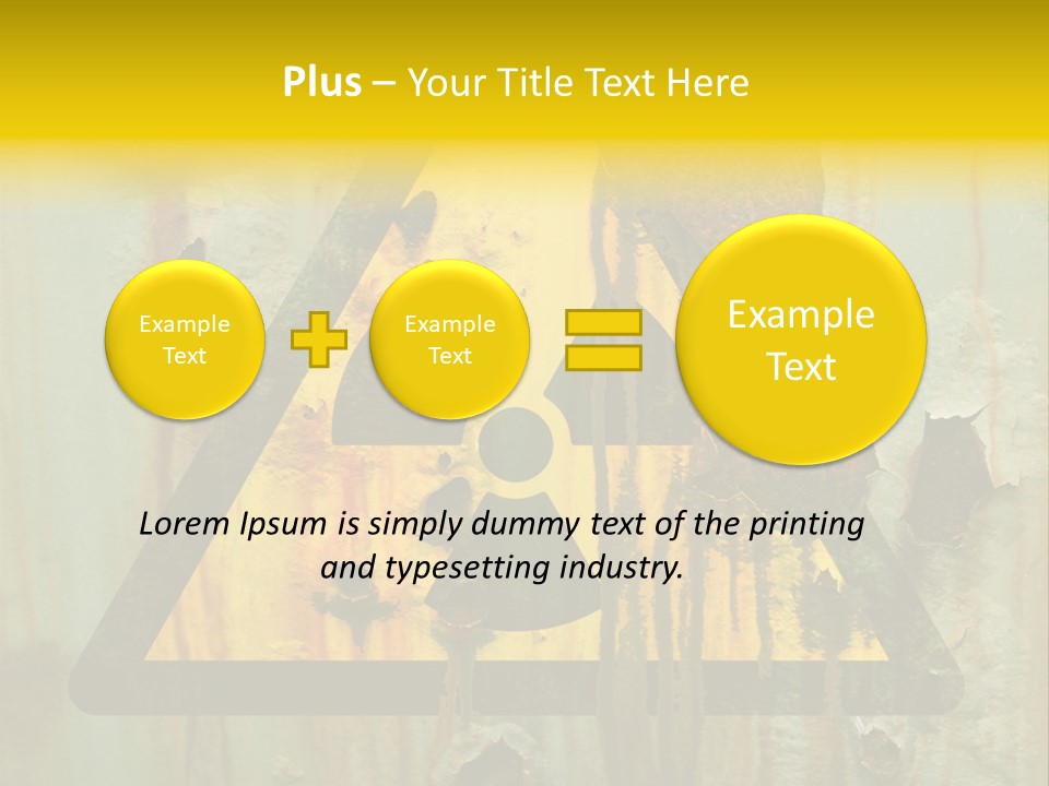 Castor Waste Sign PowerPoint Template