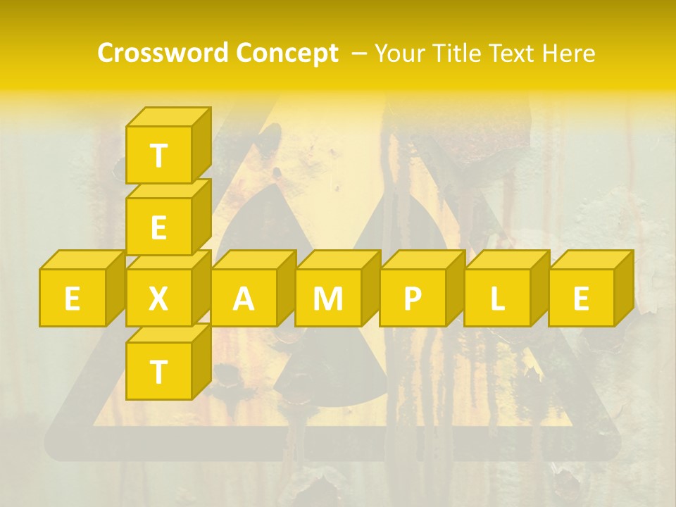 Castor Waste Sign PowerPoint Template