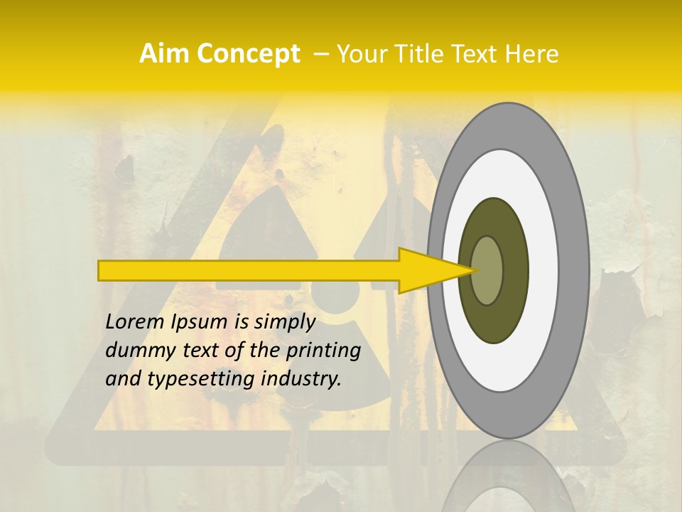 Castor Waste Sign PowerPoint Template