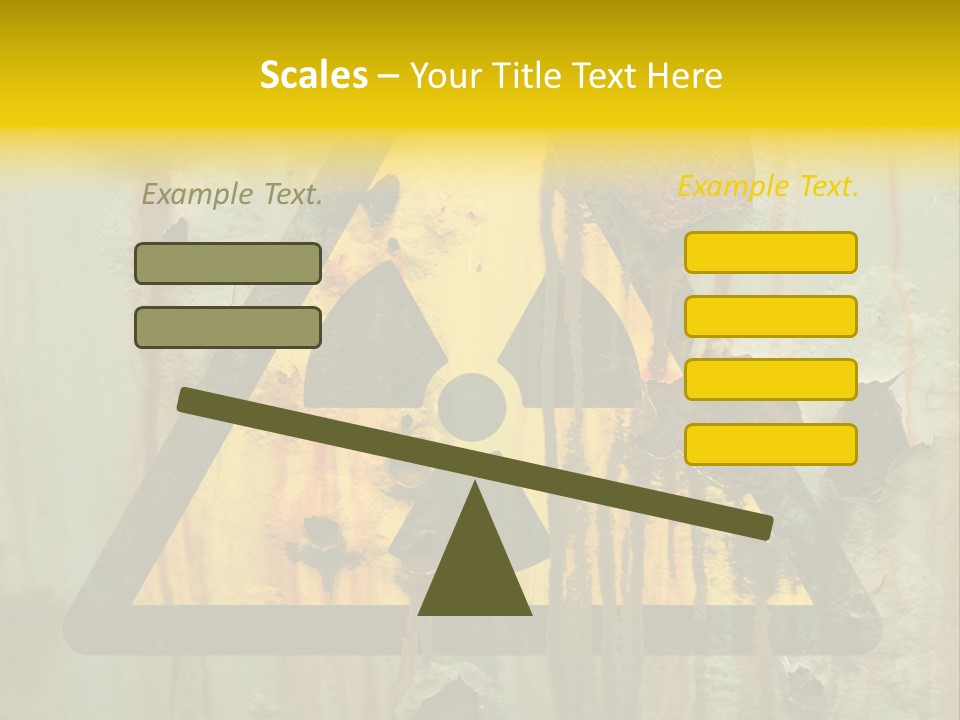 Castor Waste Sign PowerPoint Template