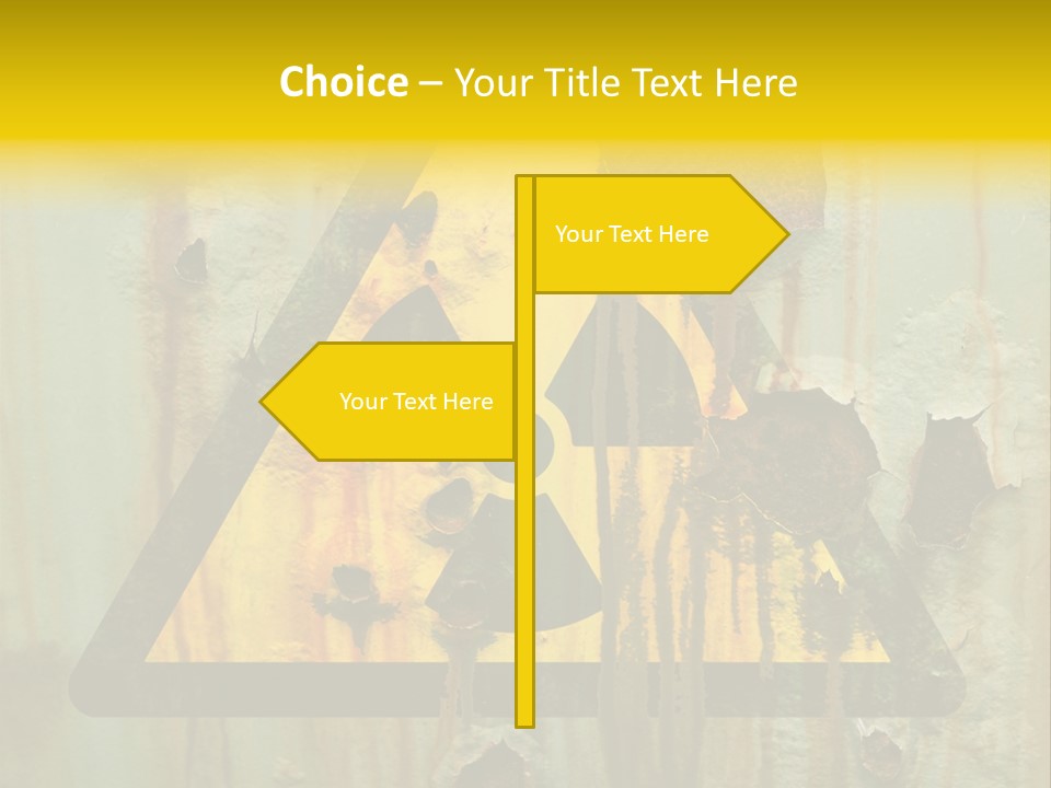 Castor Waste Sign PowerPoint Template