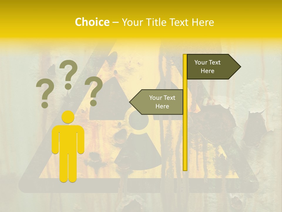 Castor Waste Sign PowerPoint Template