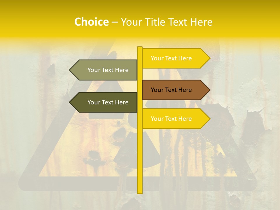Castor Waste Sign PowerPoint Template