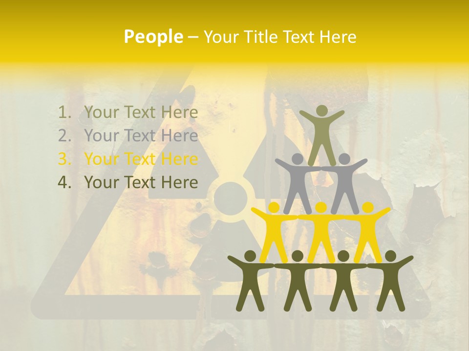 Castor Waste Sign PowerPoint Template