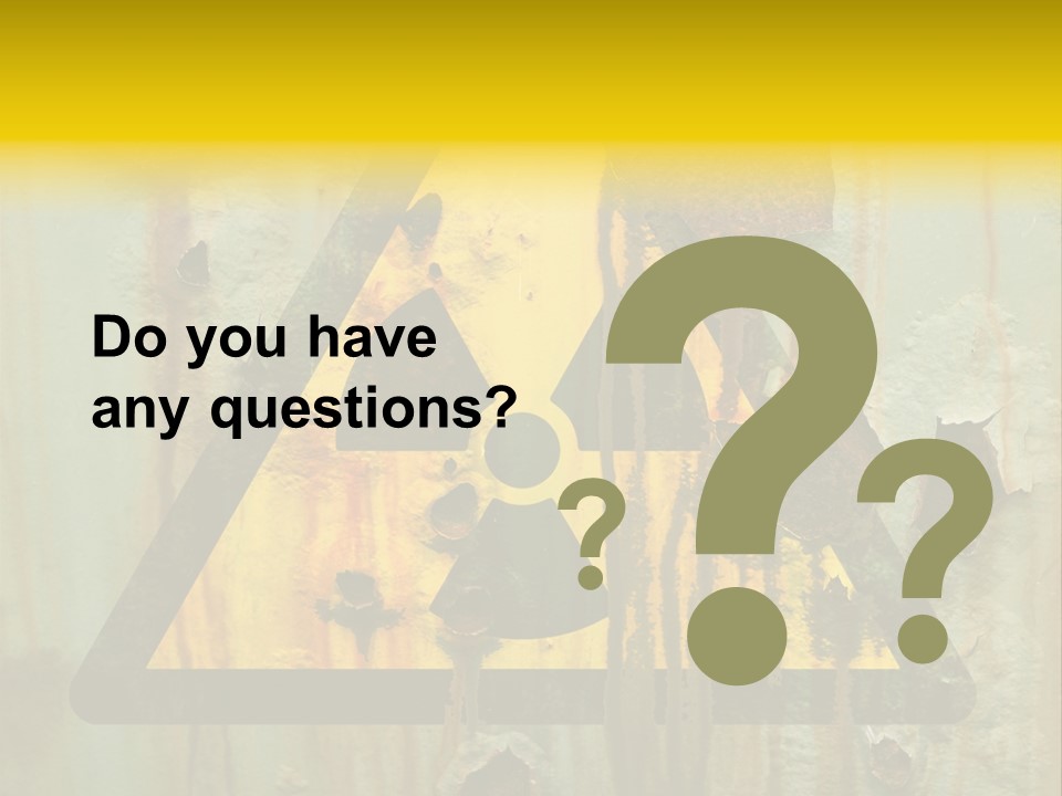 Castor Waste Sign PowerPoint Template