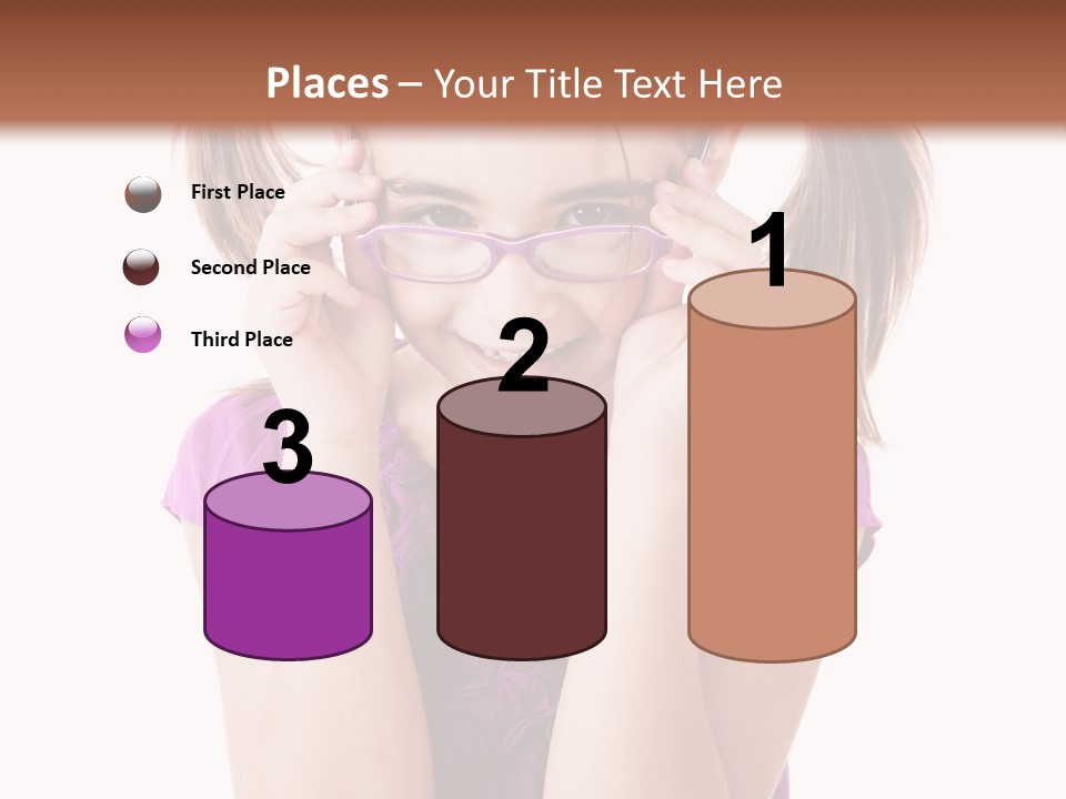 Isolated One Young PowerPoint Template