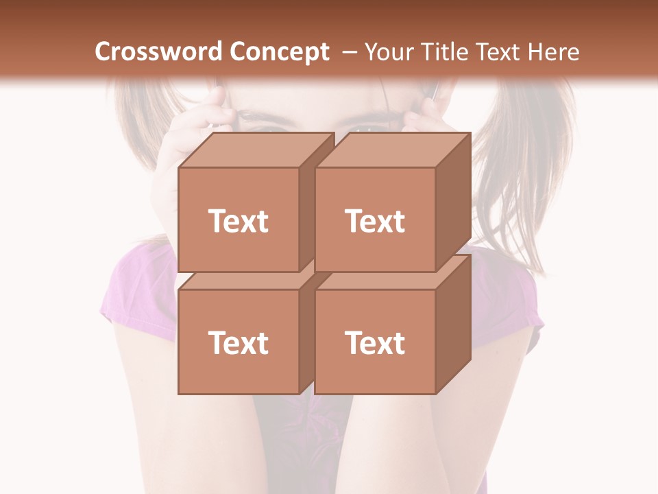 Isolated One Young PowerPoint Template