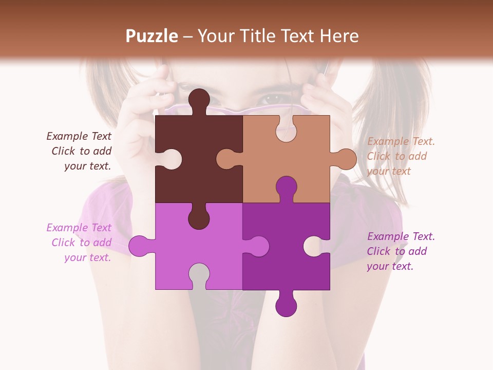 Isolated One Young PowerPoint Template