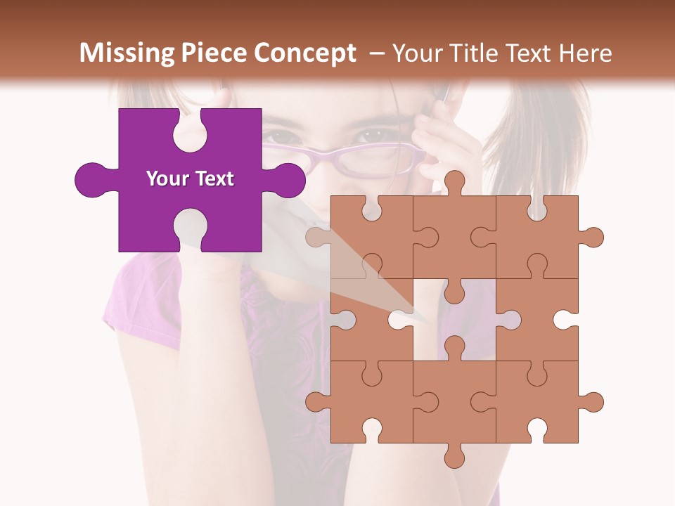 Isolated One Young PowerPoint Template