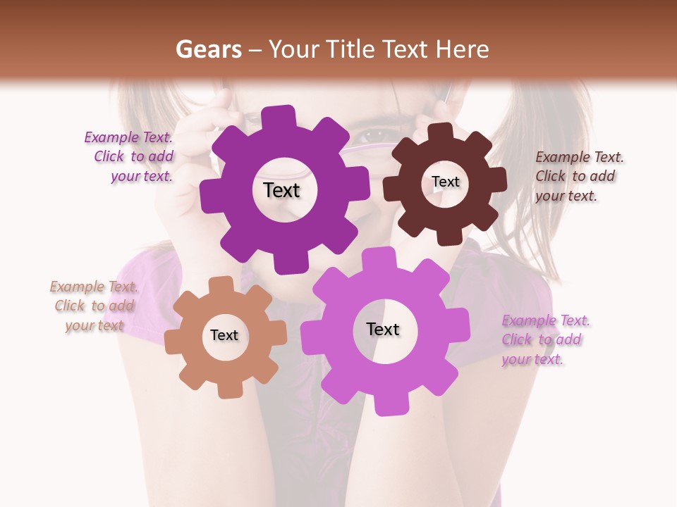 Isolated One Young PowerPoint Template