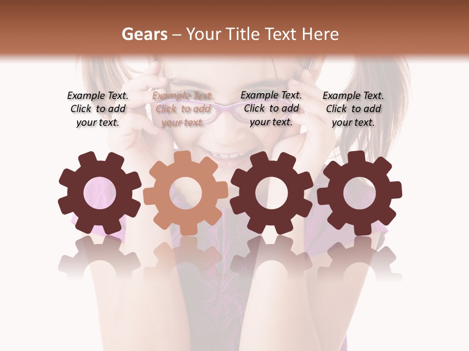 Isolated One Young PowerPoint Template