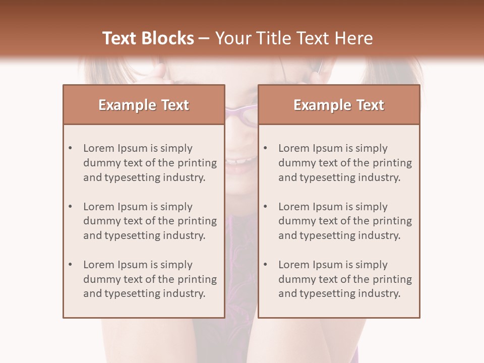 Isolated One Young PowerPoint Template
