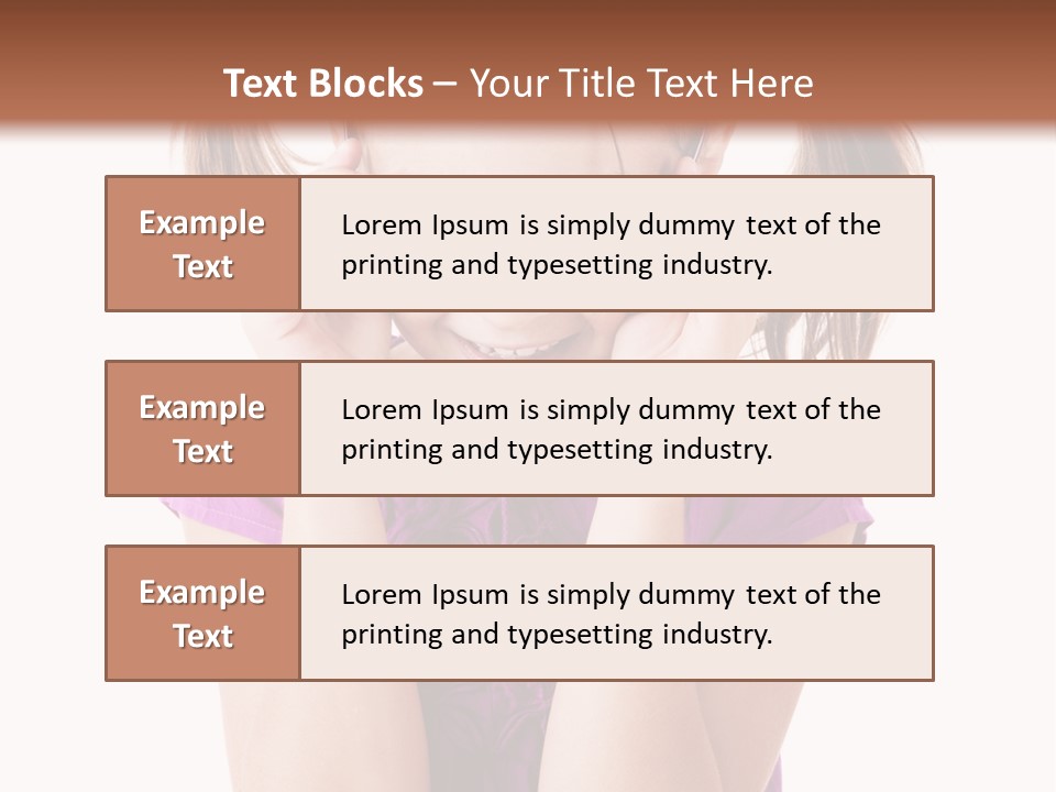 Isolated One Young PowerPoint Template