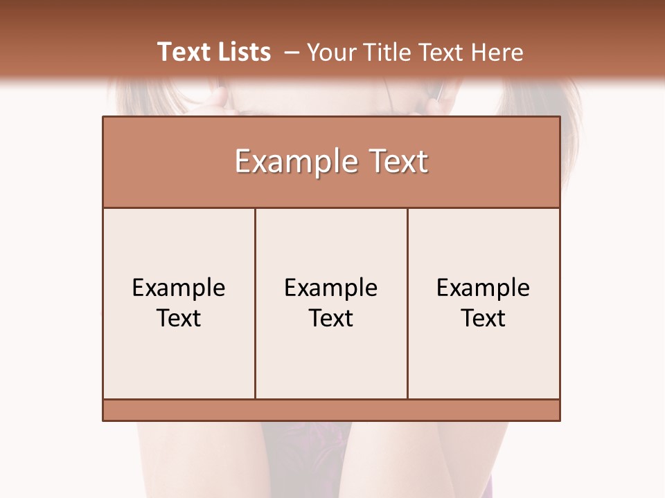 Isolated One Young PowerPoint Template