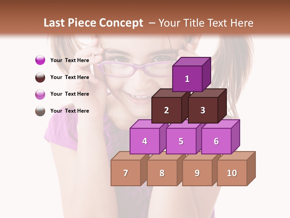 Isolated One Young PowerPoint Template