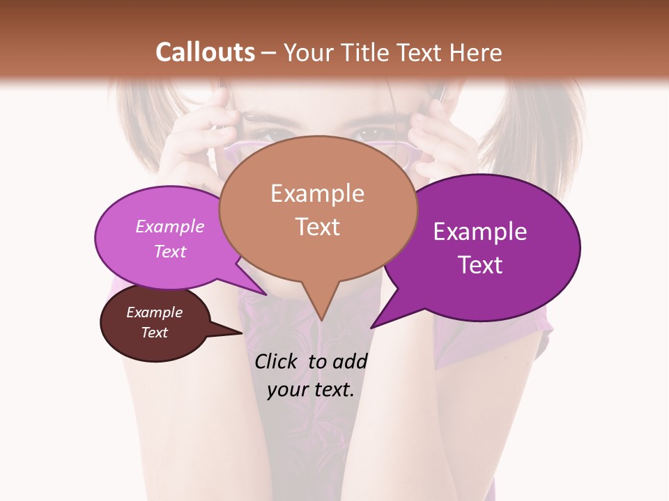 Isolated One Young PowerPoint Template