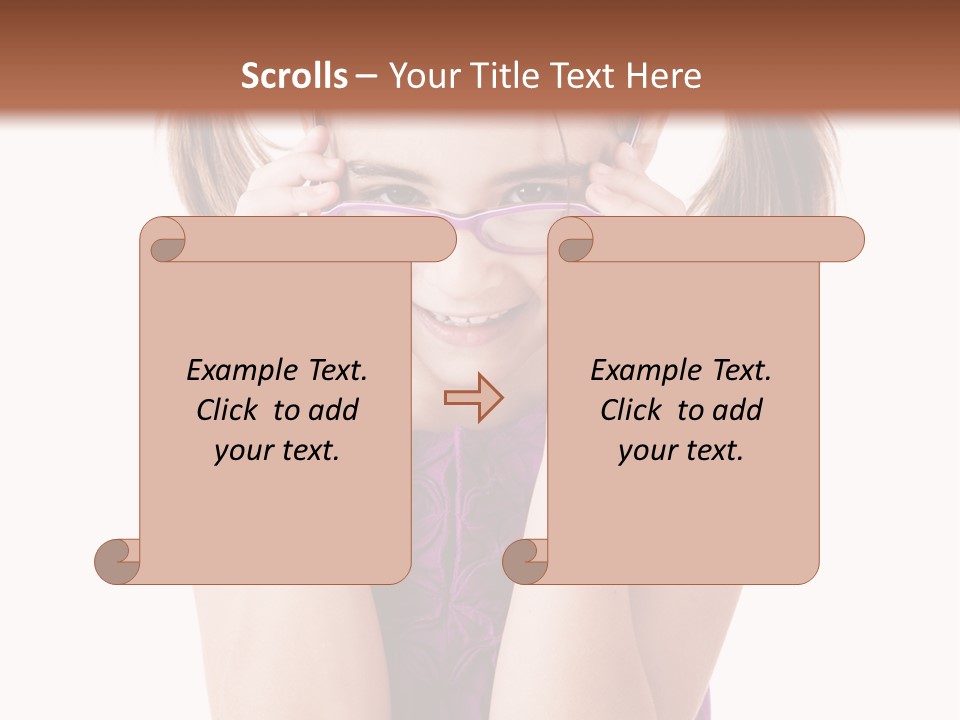 Isolated One Young PowerPoint Template