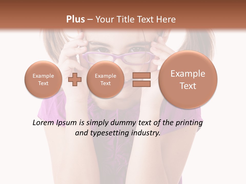 Isolated One Young PowerPoint Template