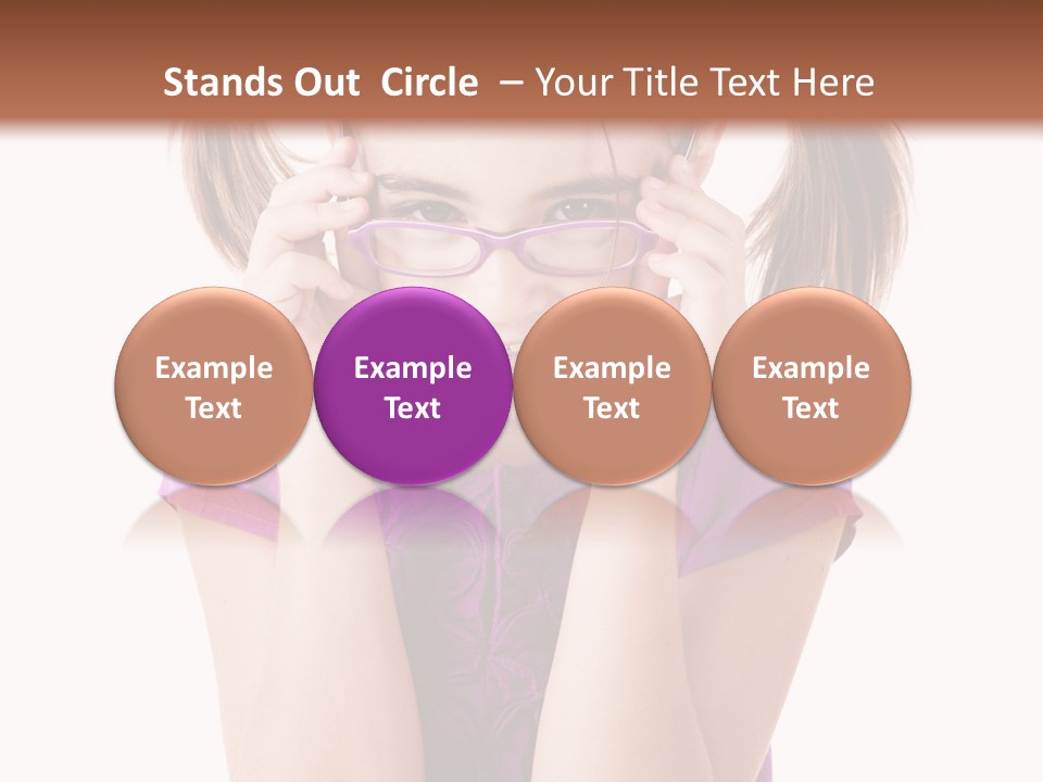 Isolated One Young PowerPoint Template