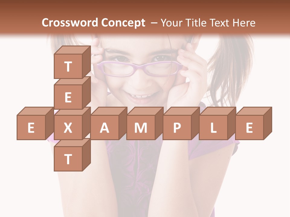 Isolated One Young PowerPoint Template