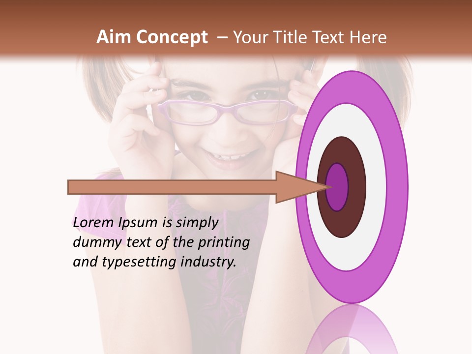 Isolated One Young PowerPoint Template