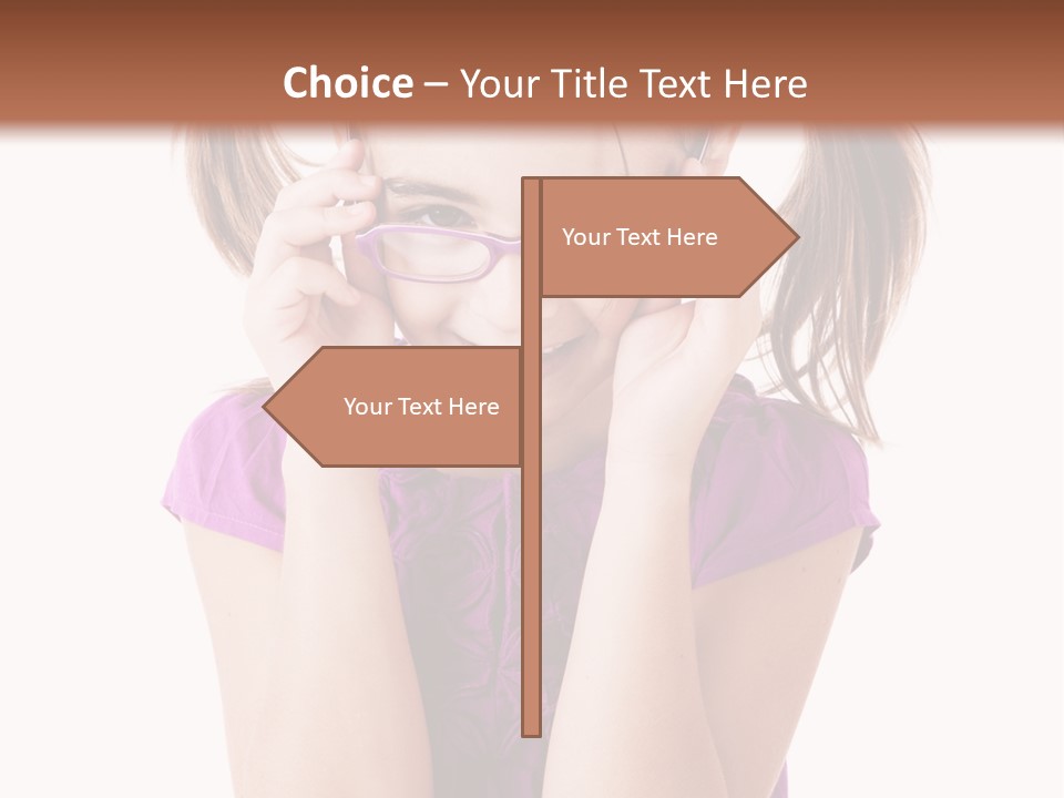 Isolated One Young PowerPoint Template