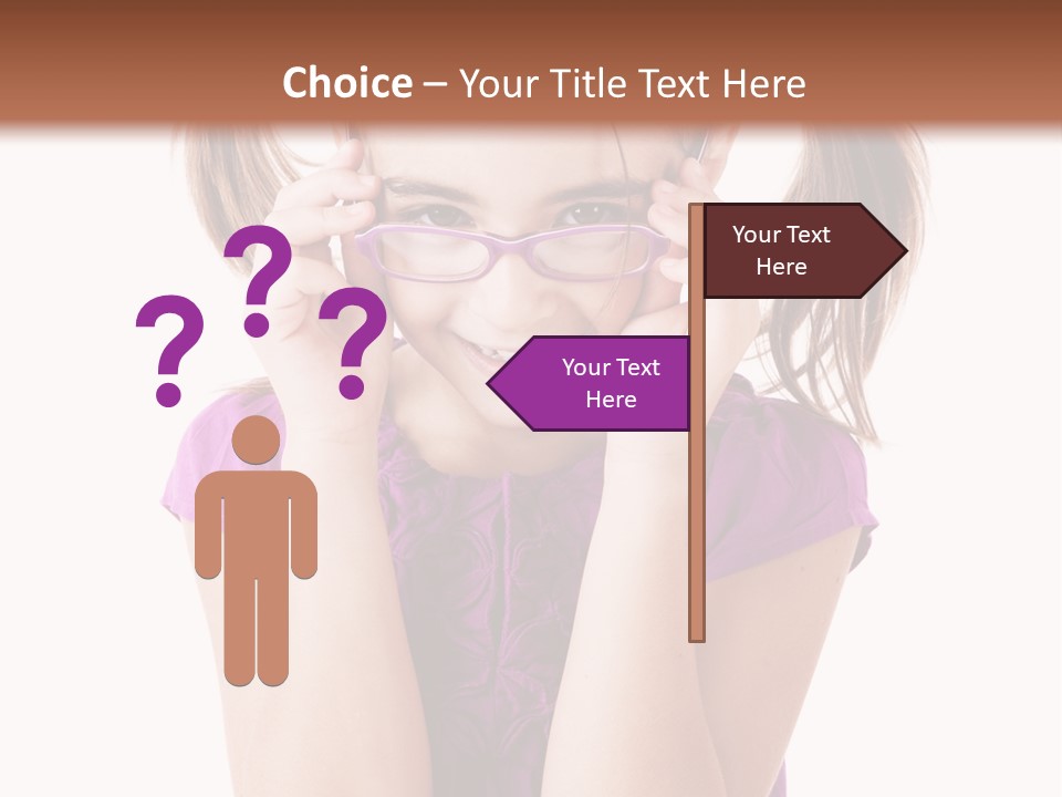 Isolated One Young PowerPoint Template